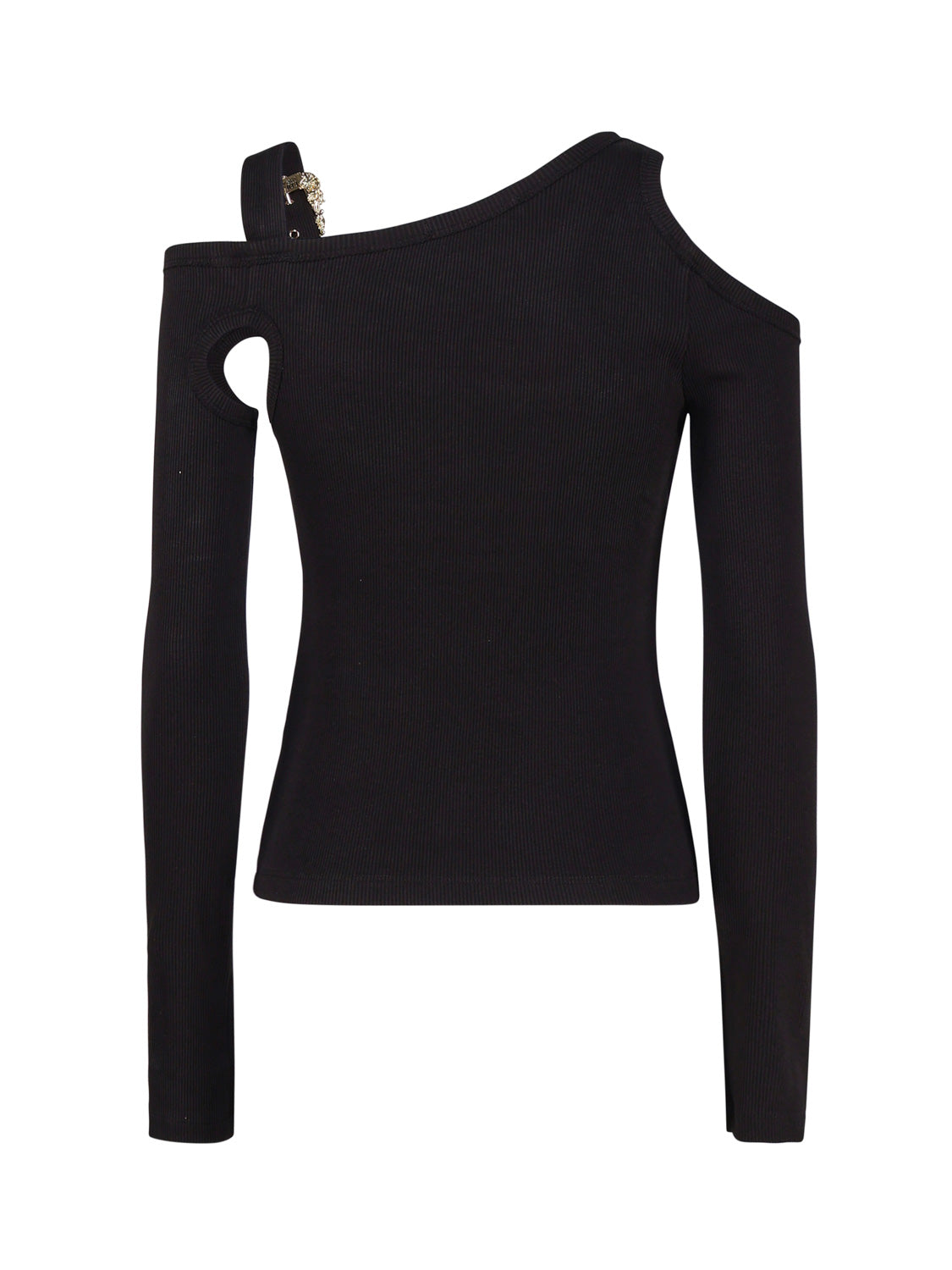 Versace Jeans Couture T-Shirts And Polos Black Cotton