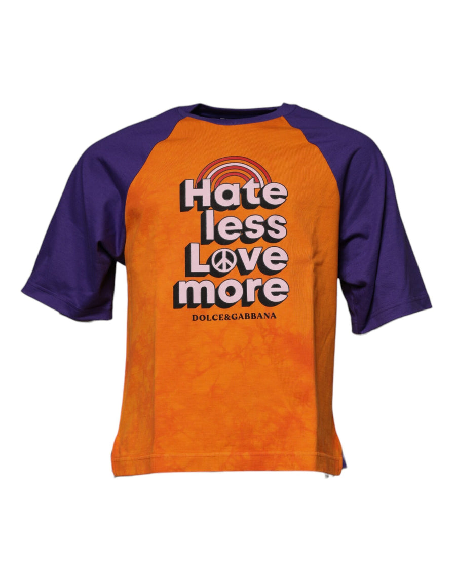 Dolce & Gabbana 100% Cotton t-shirt in orange