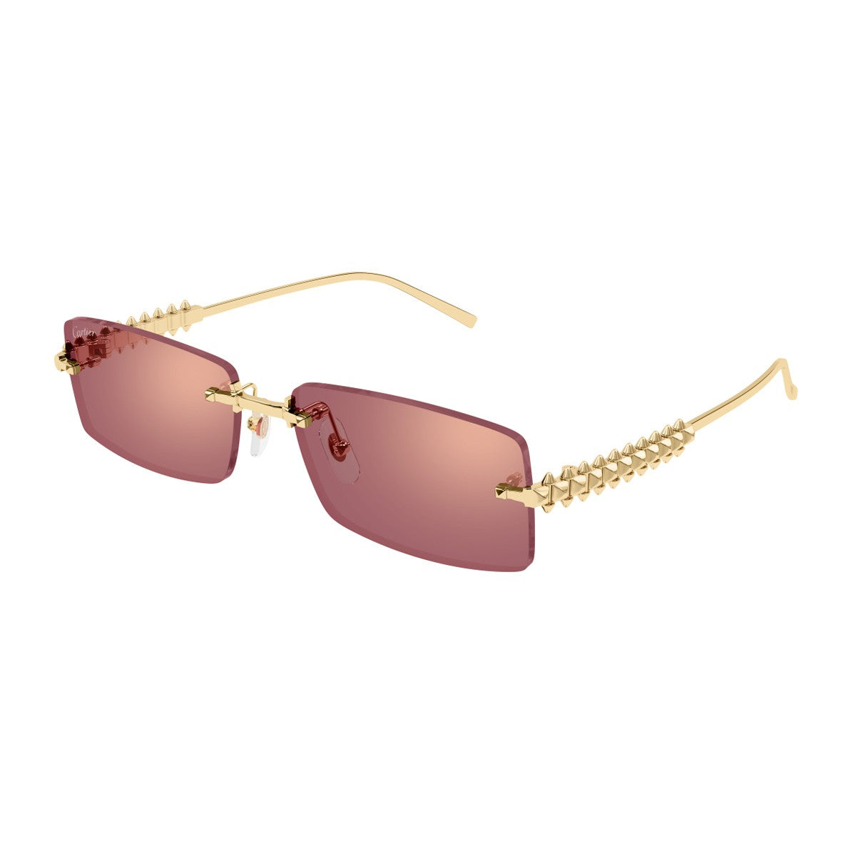 Cartier Ct0604s Clash De Pink Metallo Sunglasses