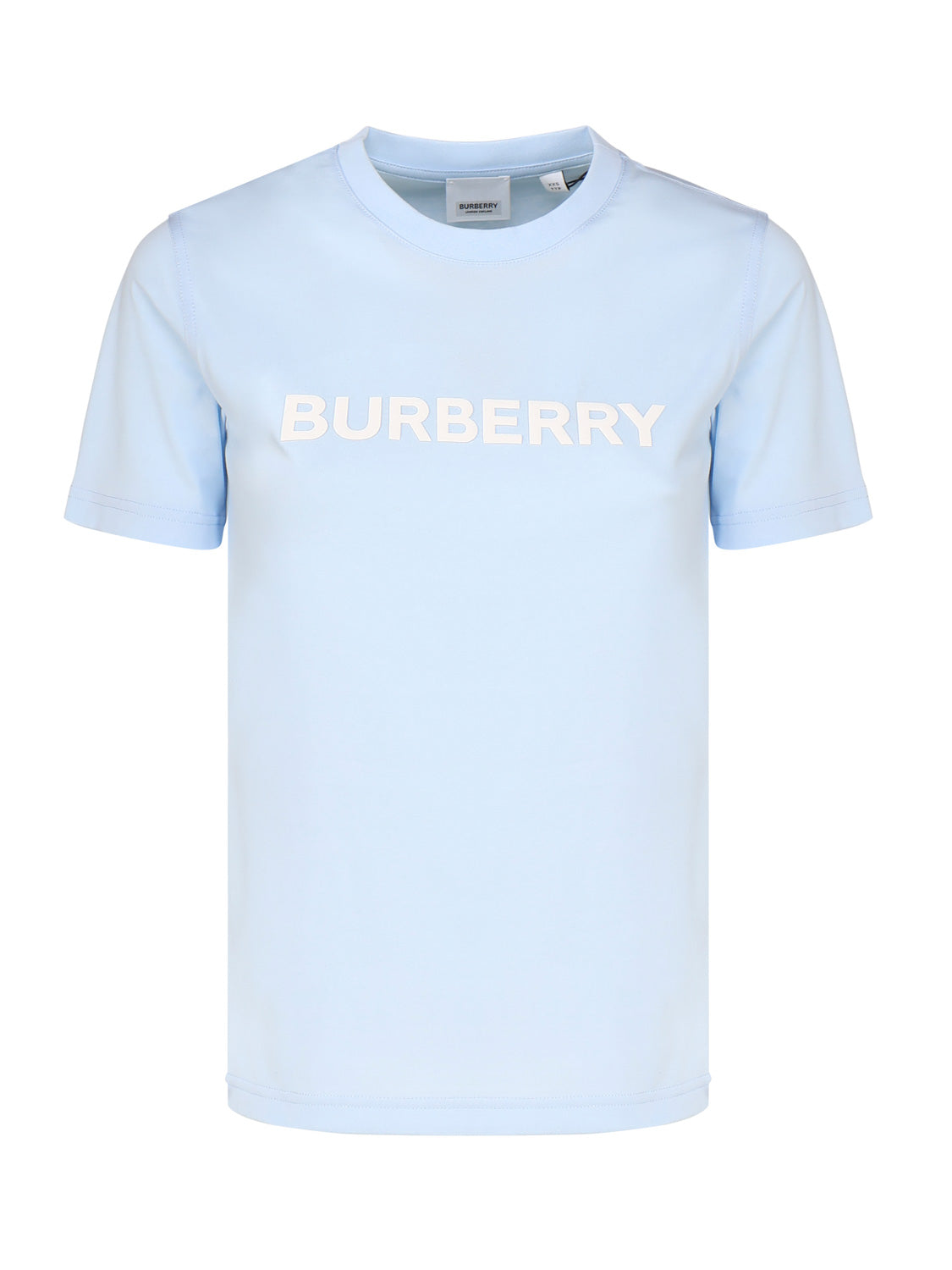 Burberry T-Shirts And Polos Blue Cotton