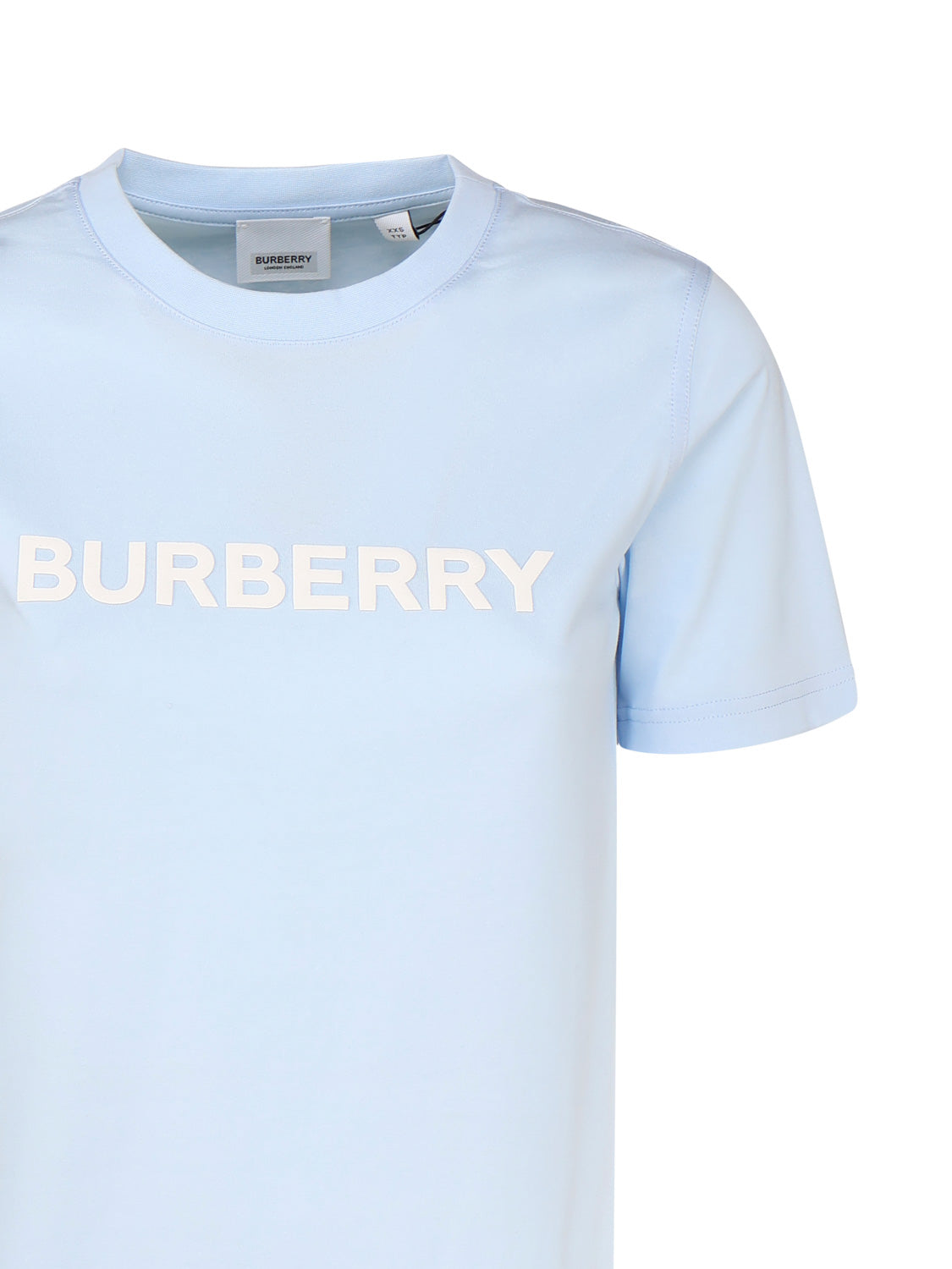 Burberry T-Shirts And Polos Blue Cotton