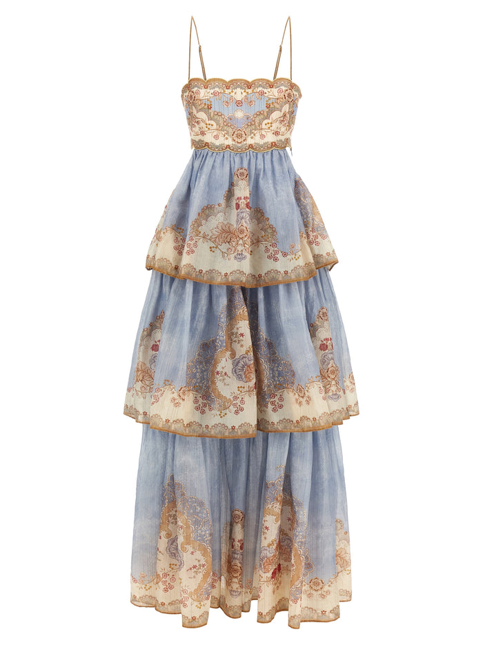 Daylight dress Light Blue Cotton Silk Me