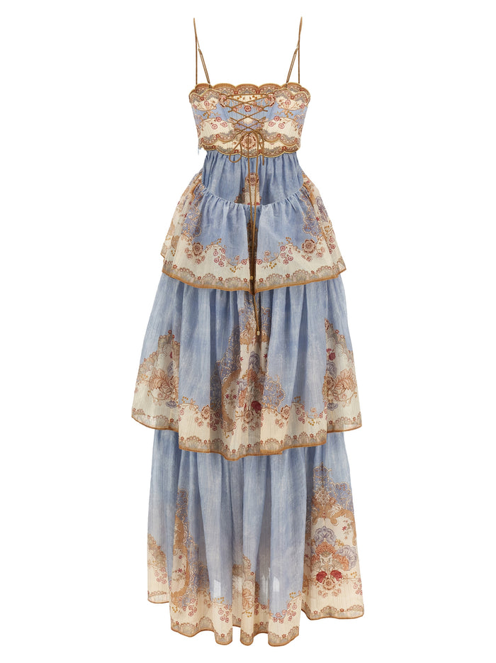 Daylight dress Light Blue Cotton Silk Me