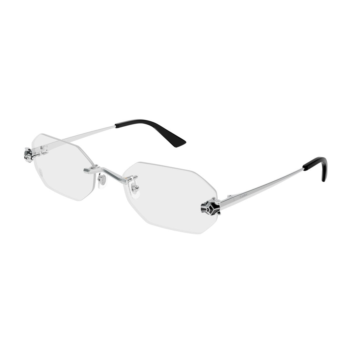 Cartier Ct0599o Panthère De Silver Metallo Sunglasses