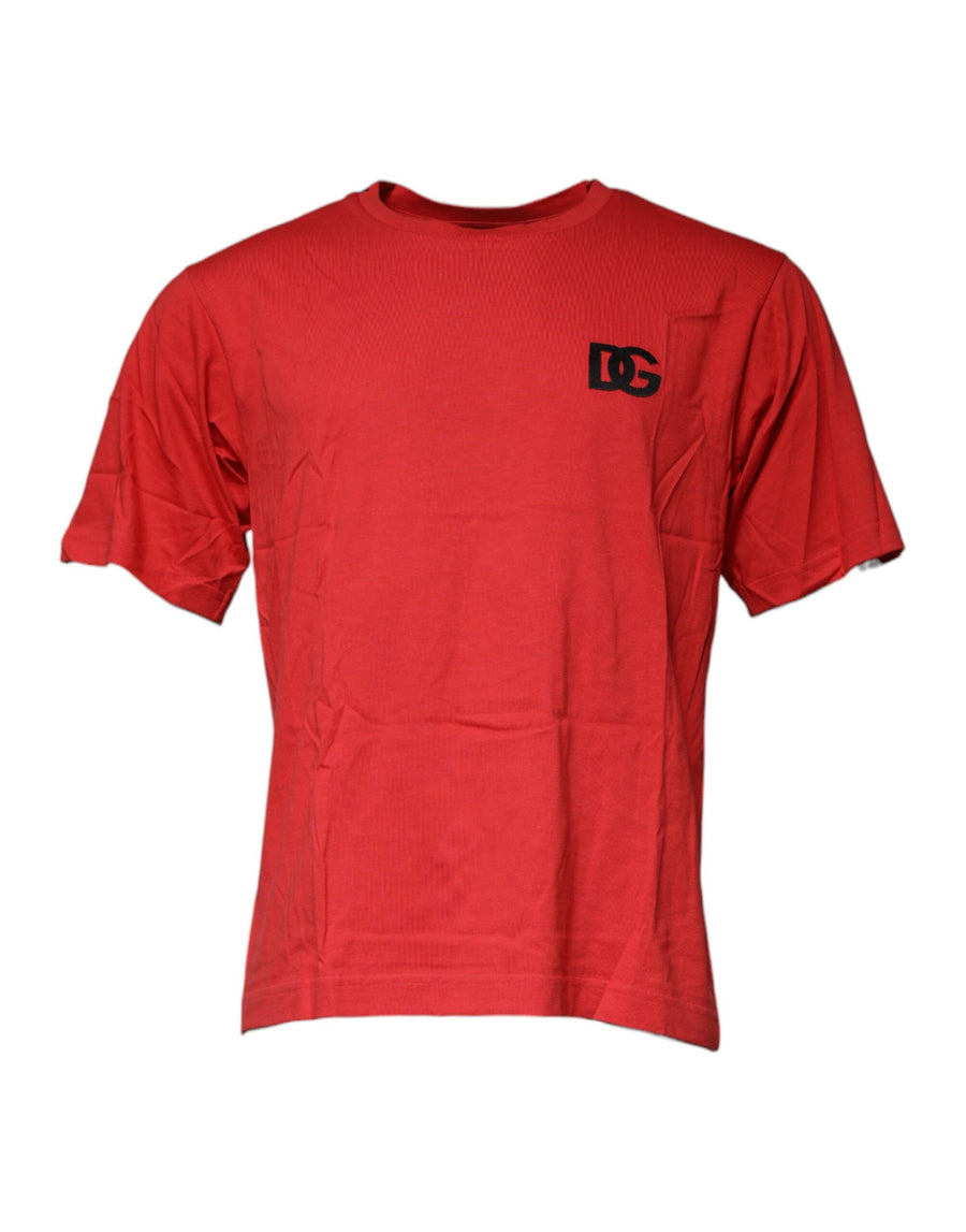 Dolce & Gabbana 100% Cotton t-shirt in red