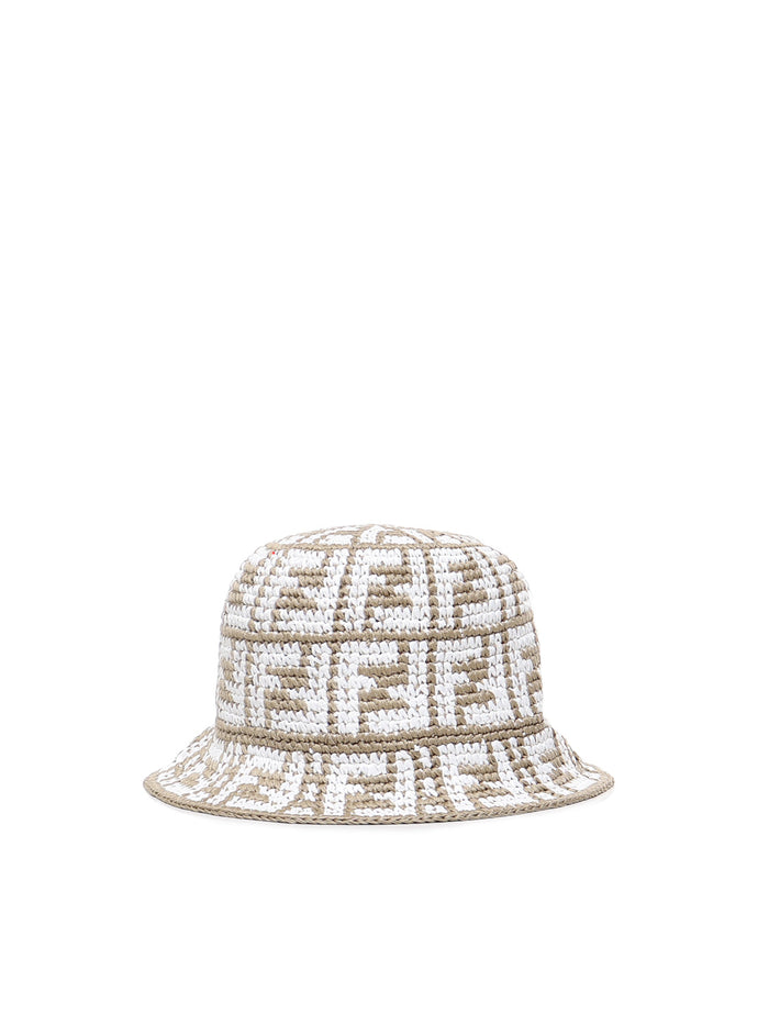 Fendi Hats Beige Cotton