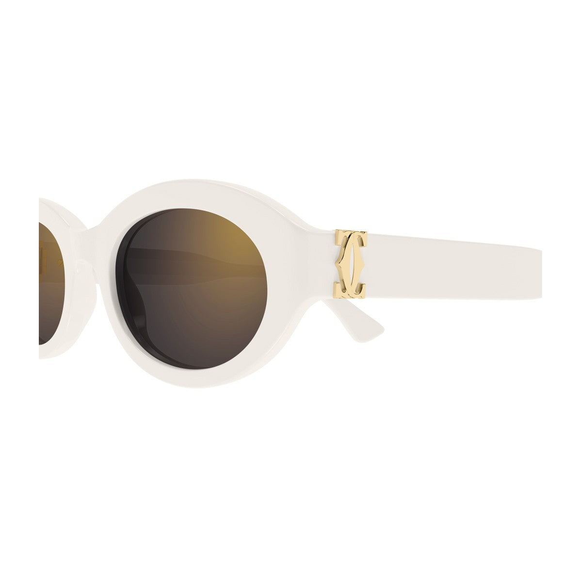 Cartier Ct0588s C De White Acetato Riciclato Sunglasses