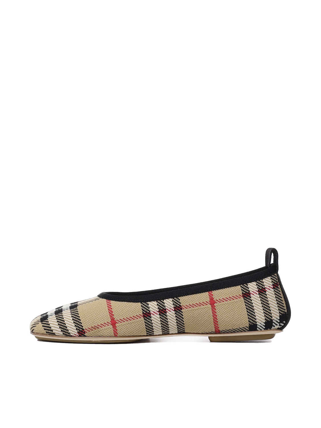 Burberry Flat Shoes Beige Polyamide