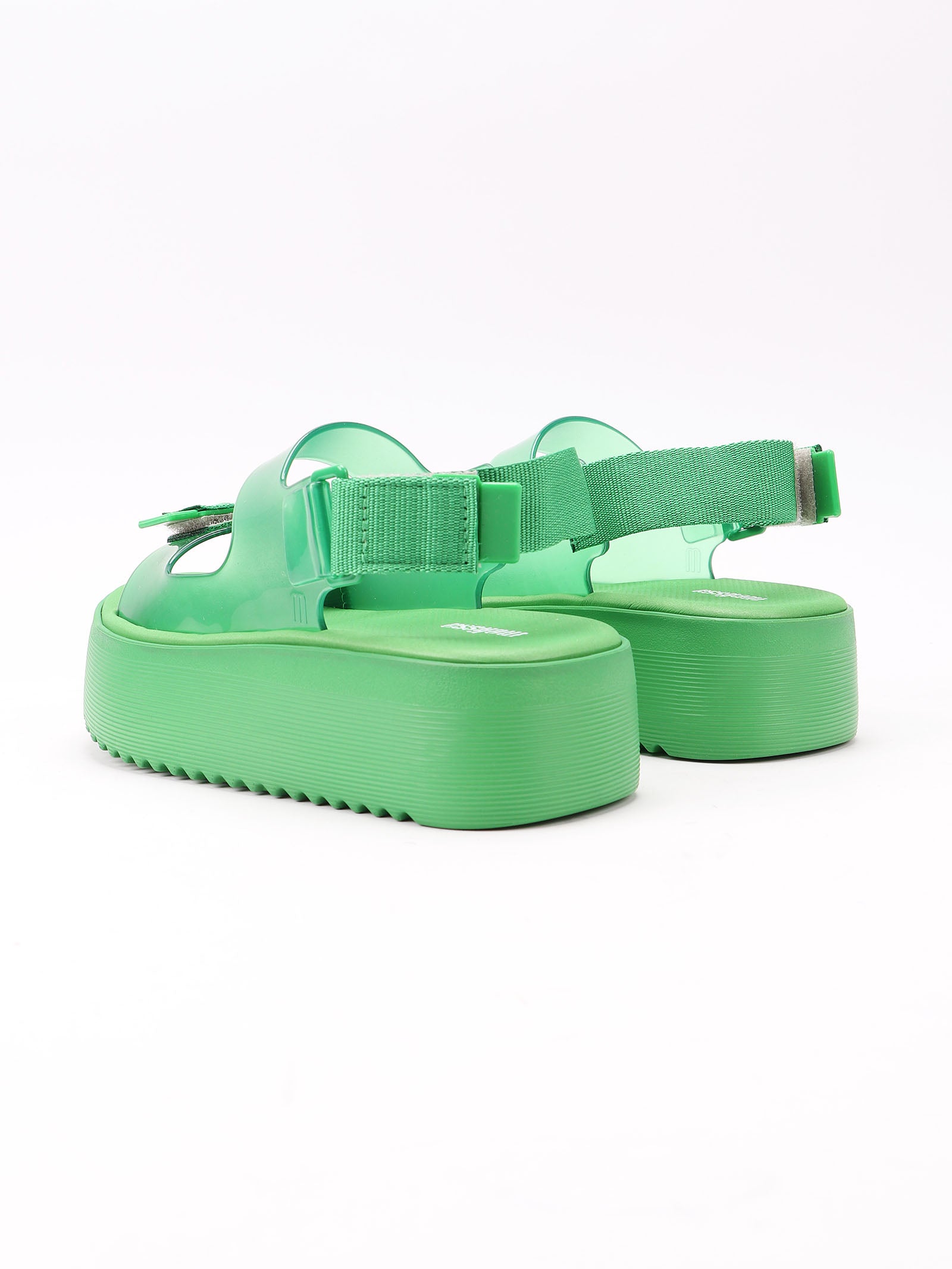 Brave Papete Platform Green Other Fibres | Shoe
