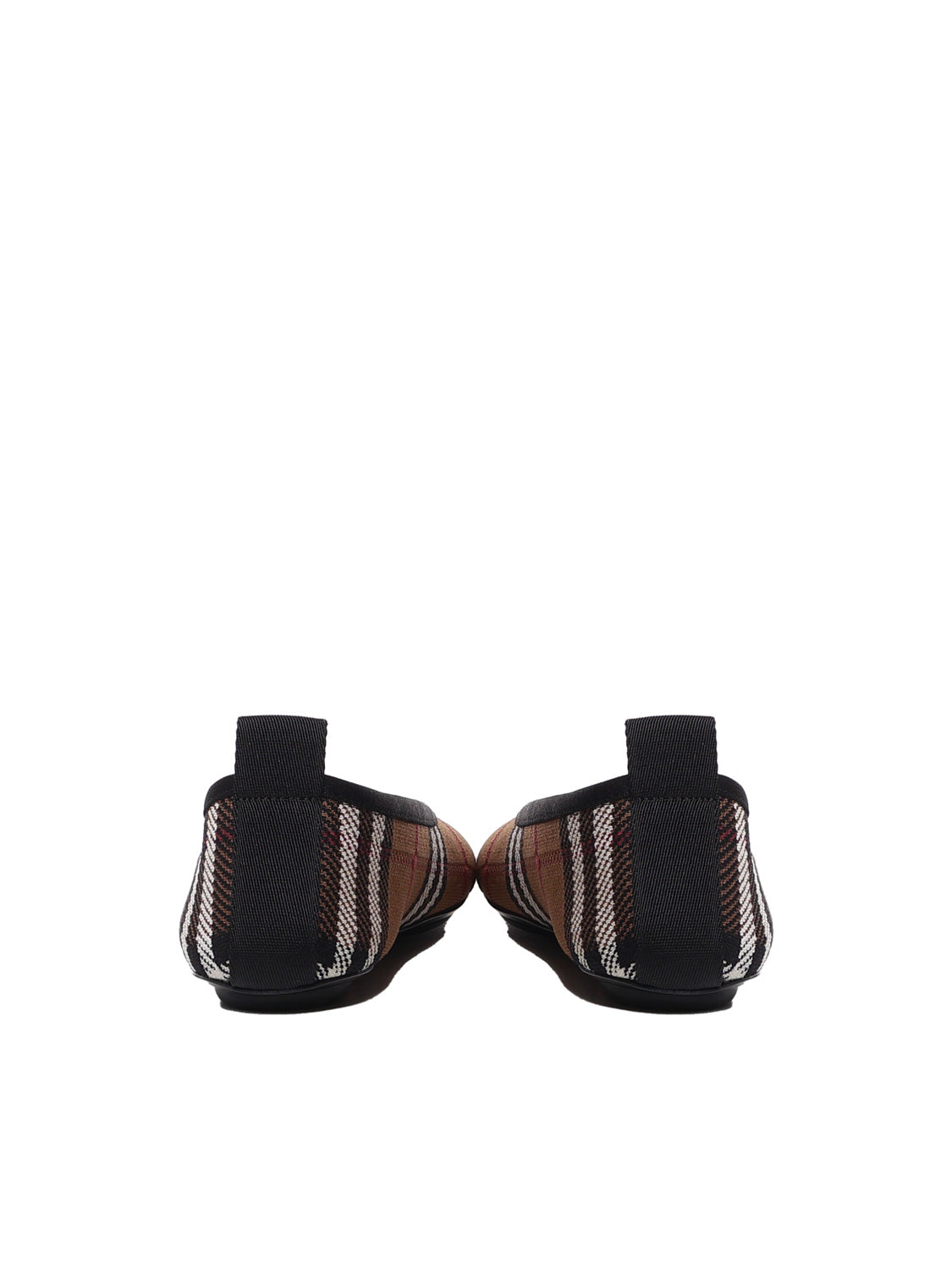 Burberry Flat Shoes Brown Polyamide