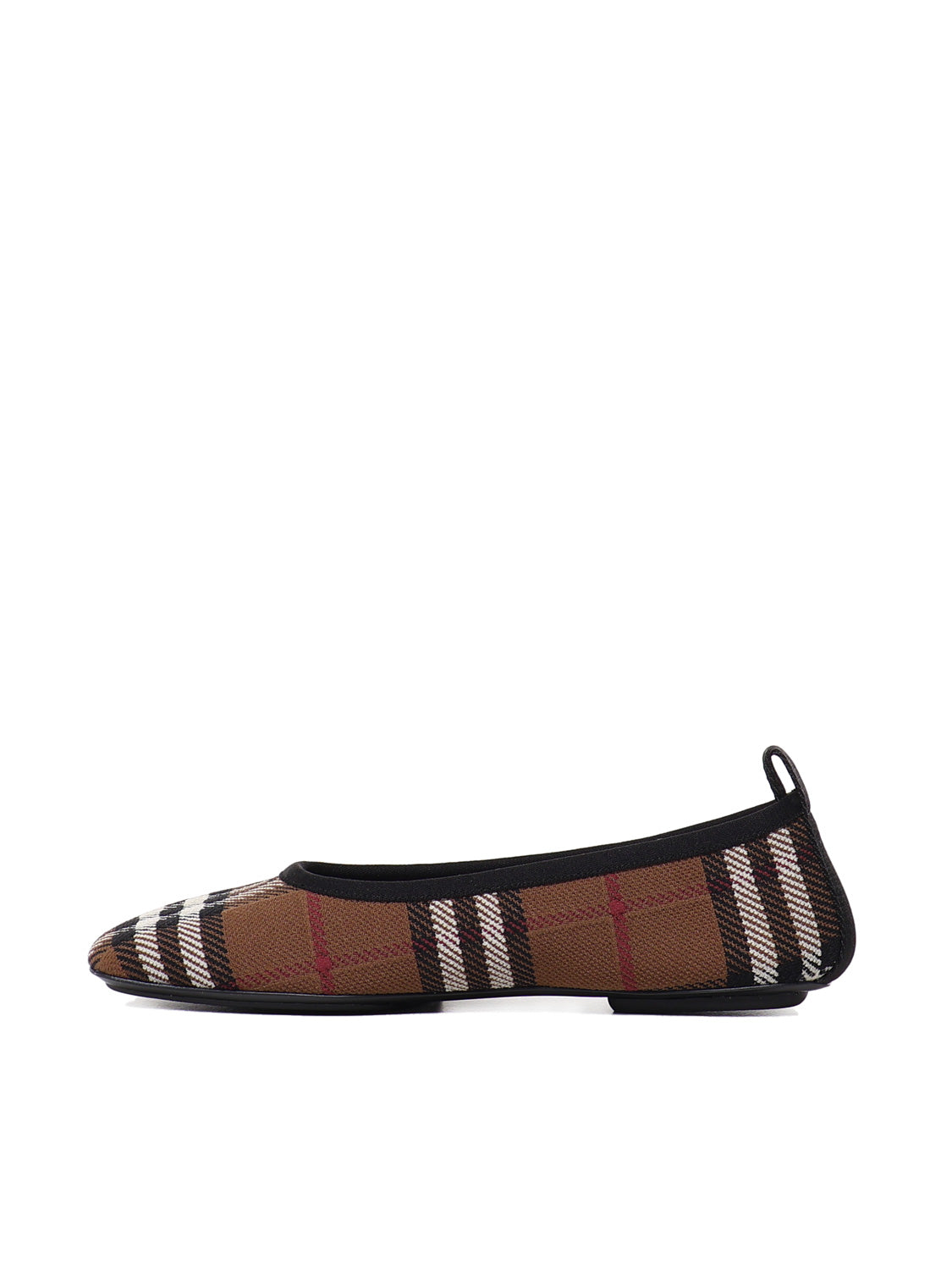 Burberry Flat Shoes Brown Polyamide