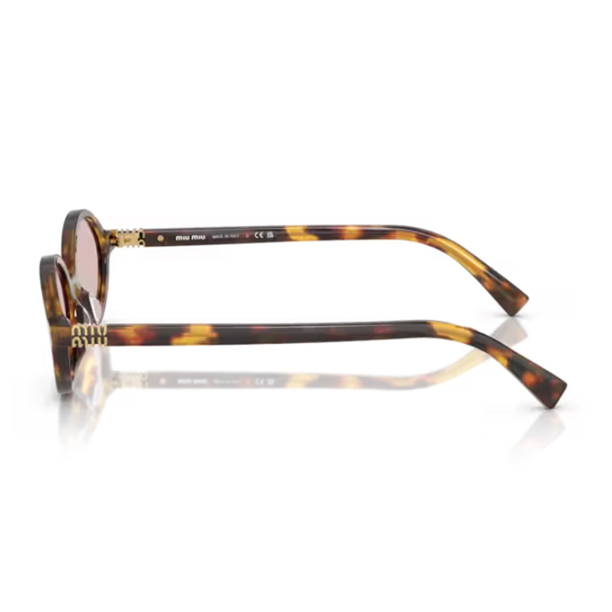 Miu 04zs Regard Honey Havana Acetato Sunglasses
