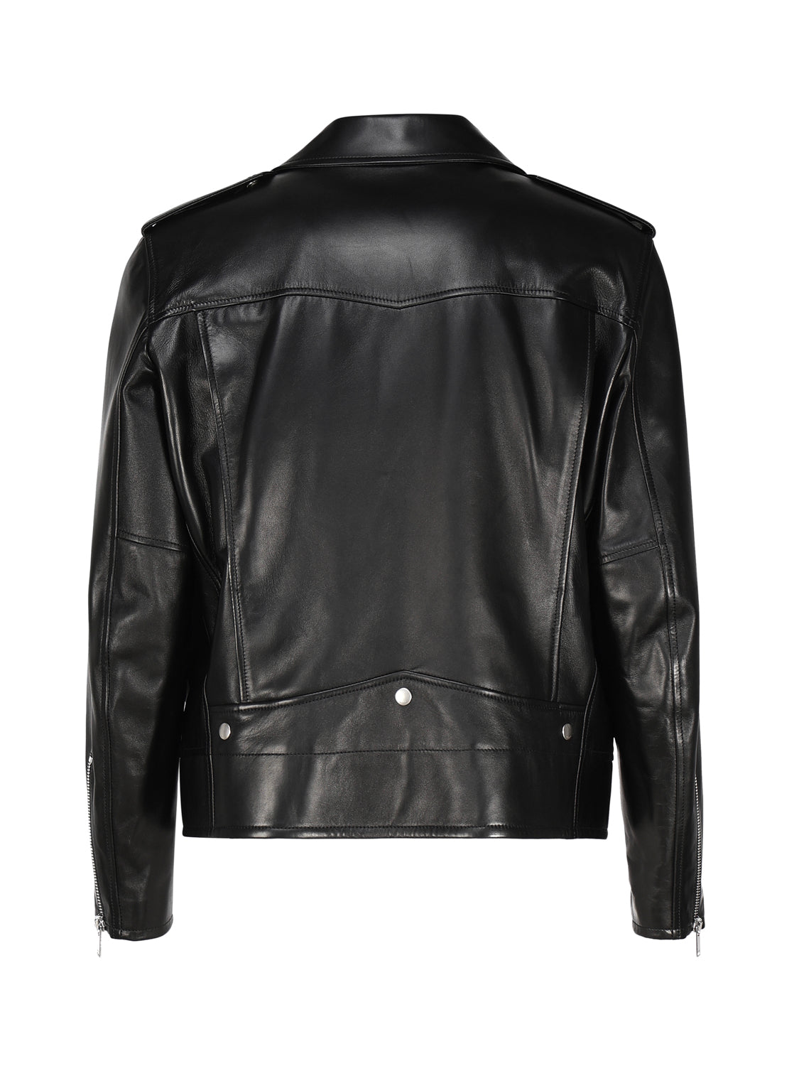 Saint Laurent Jackets Black Lambskin