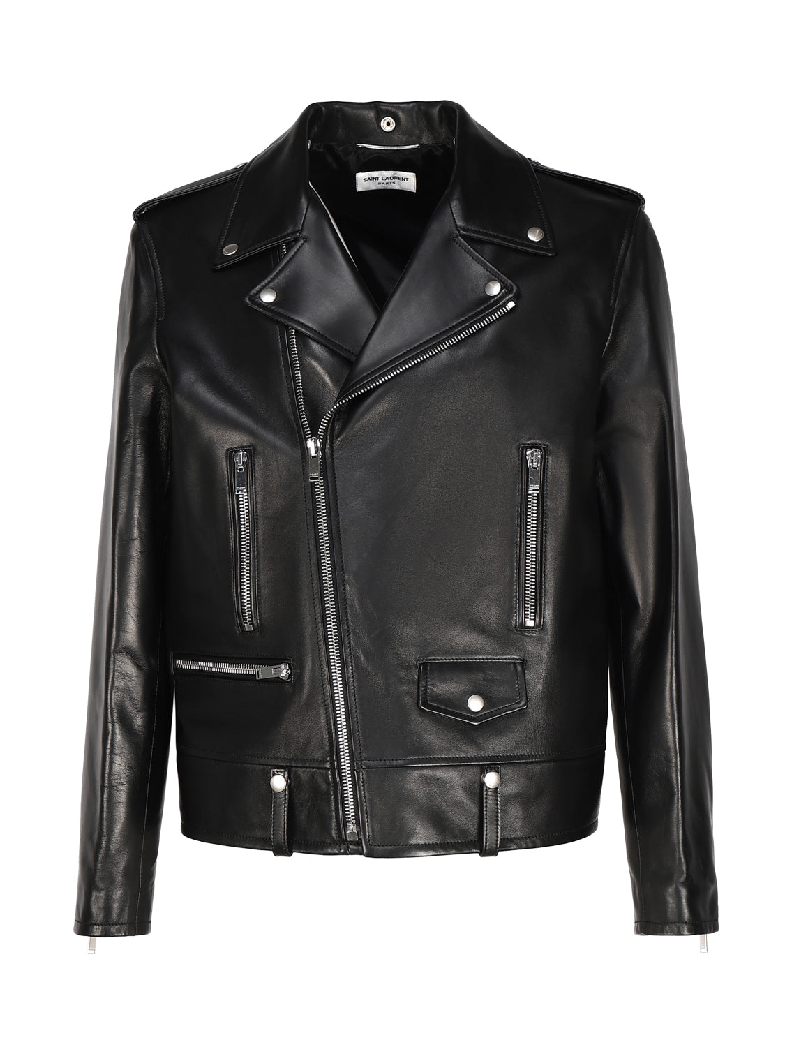 Saint Laurent Jackets Black Lambskin