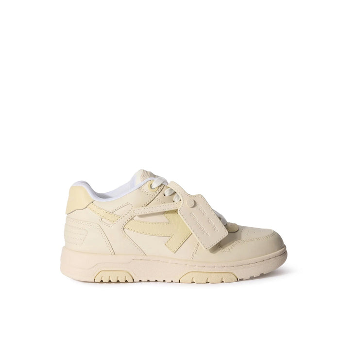 Out Of Office Sneakers Beige Leather