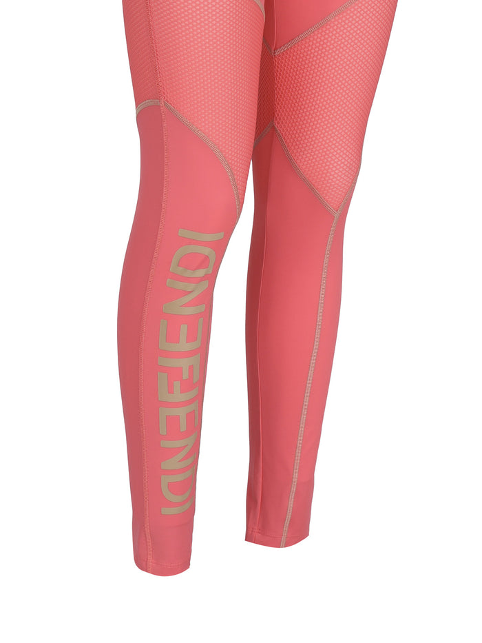 Fendi Trousers Pink Polyamide