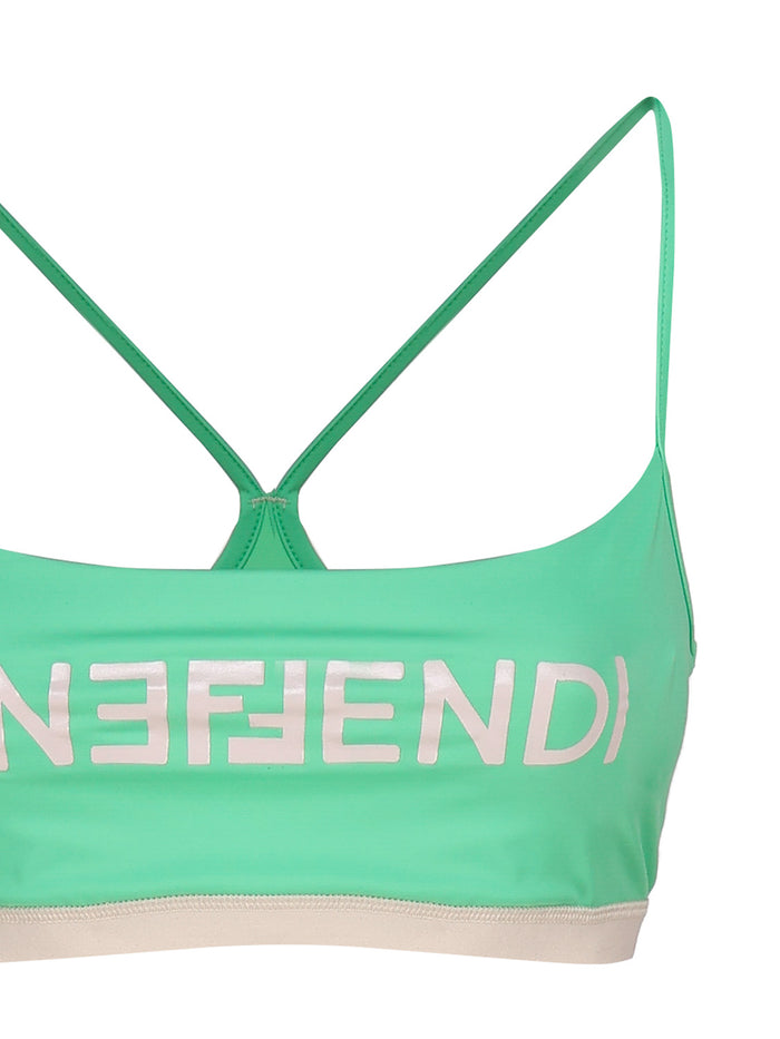 Fendi Top Mint Green Cotone