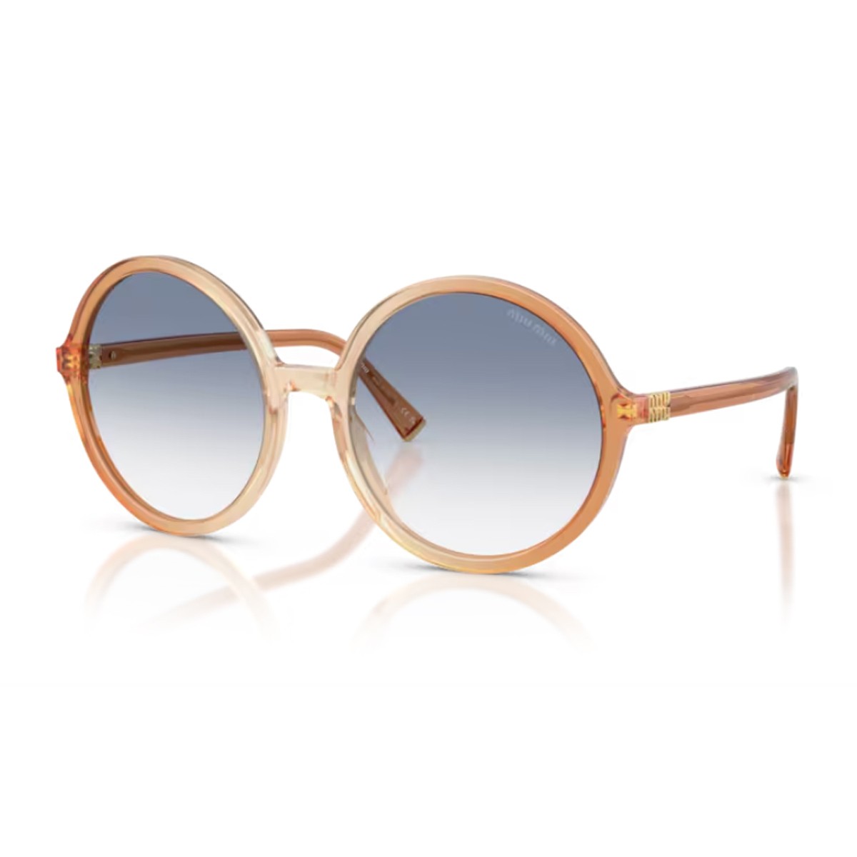 Miu 0mu B02s Regard Brown Acetato Sunglasses