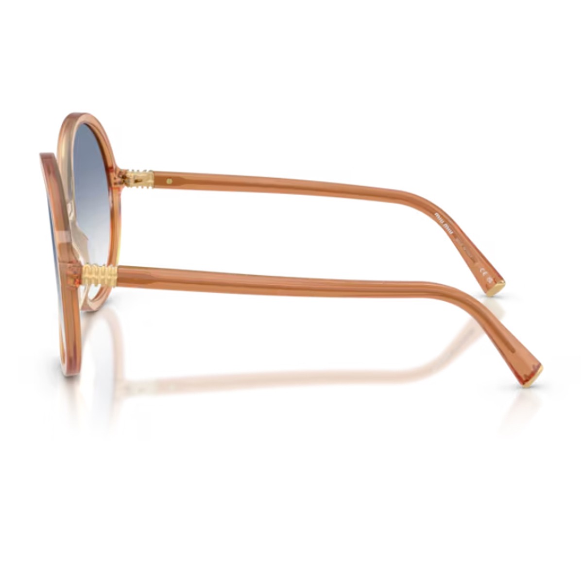 Miu 0mu B02s Regard Brown Acetato Sunglasses