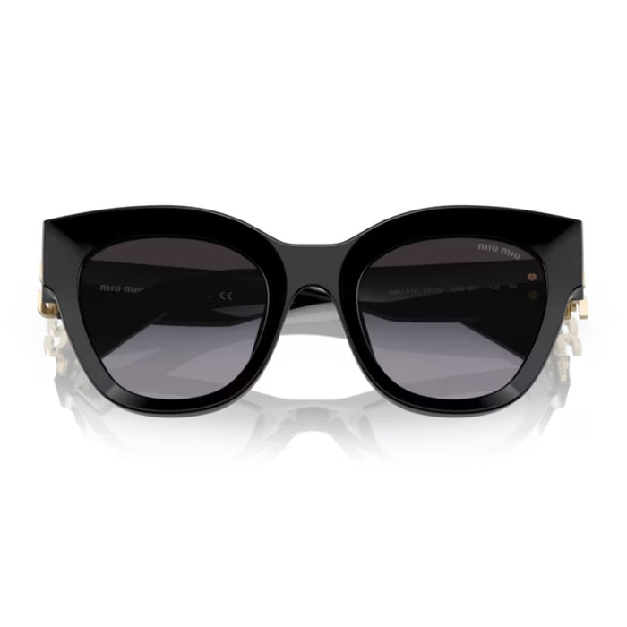 Miu 0mu 01ys Black Acetato Sunglasses