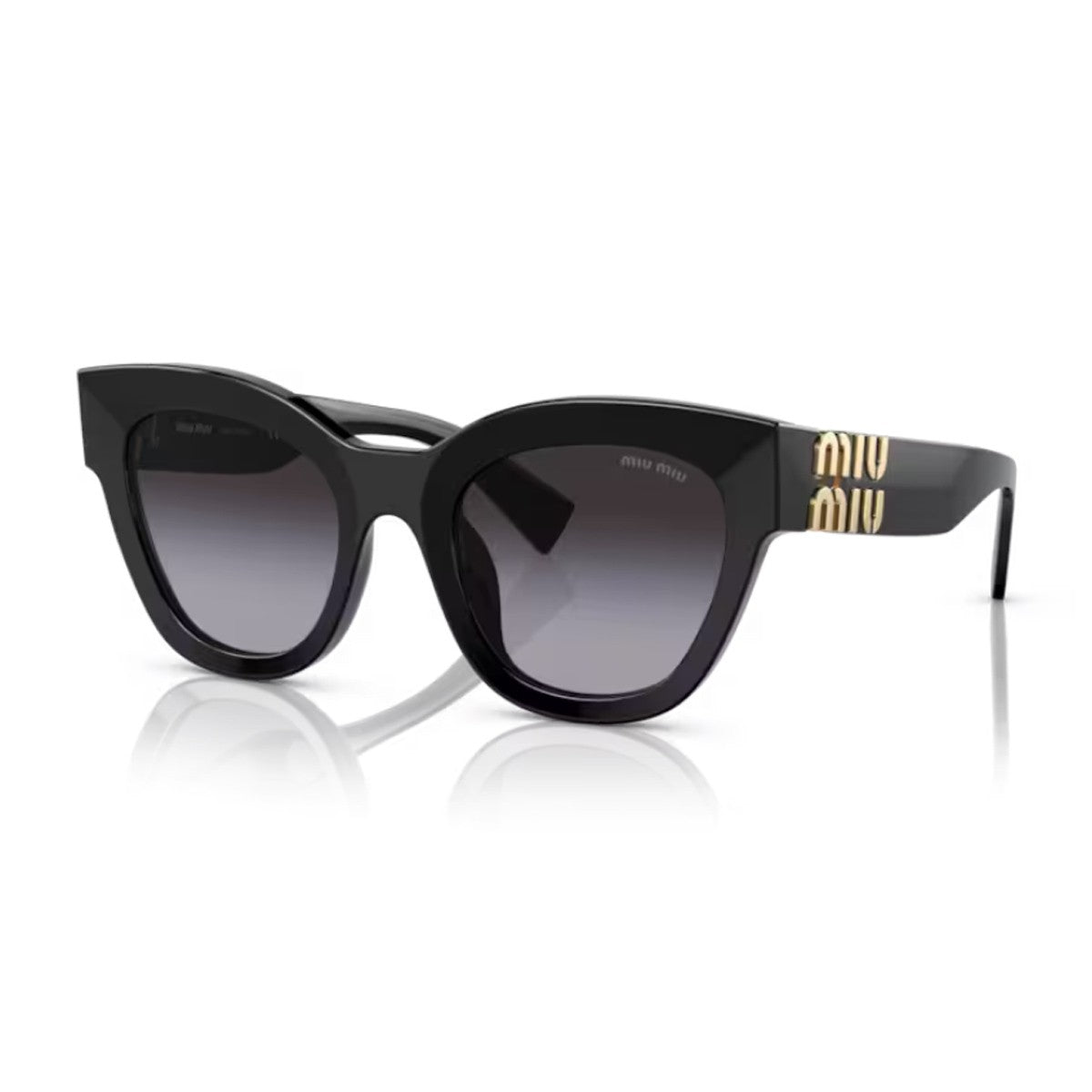 Miu 0mu 01ys Black Acetato Sunglasses