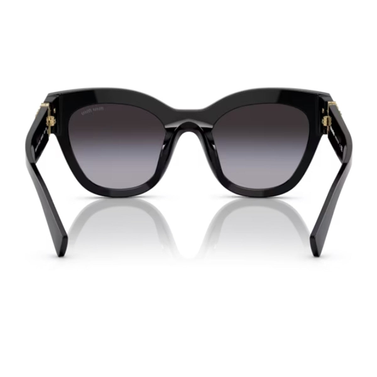 Miu 0mu 01ys Black Acetato Sunglasses