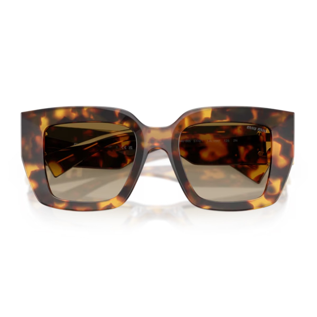 Miu 0mu B05s Glimpse Havana Acetato Sunglasses