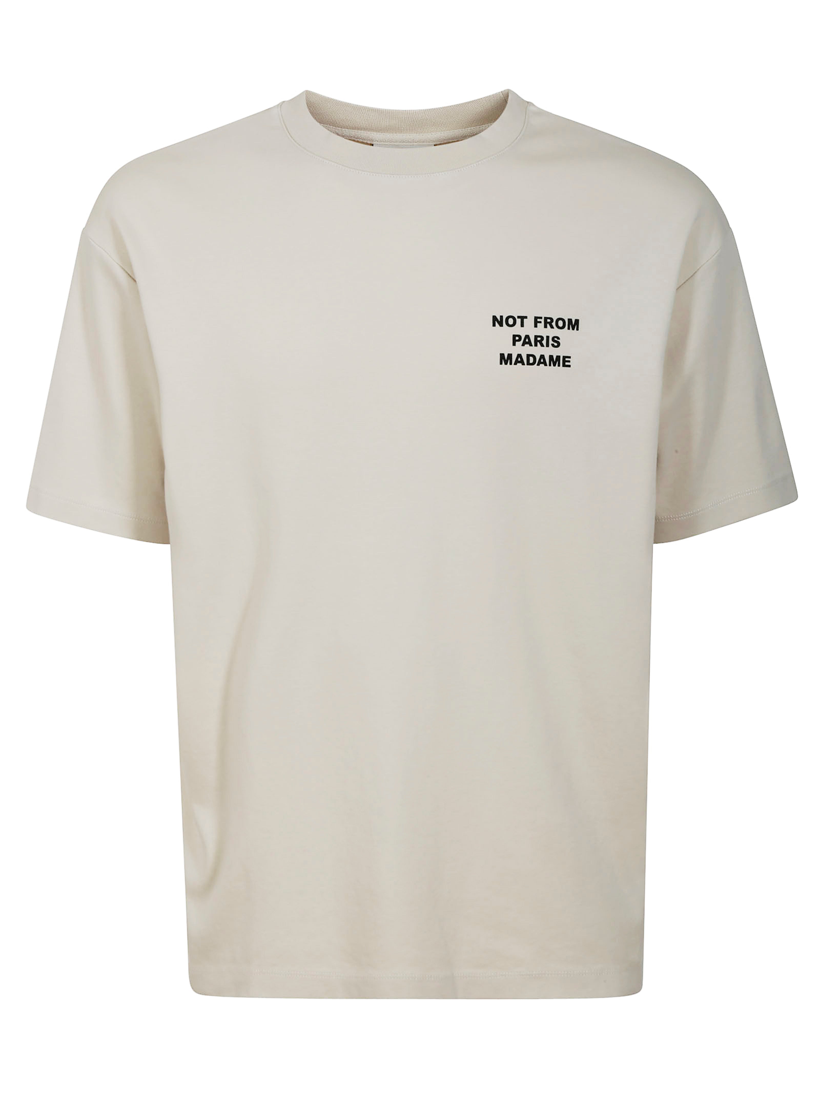 Bold Slogan T-Shirt Brown Cotton Tshirt