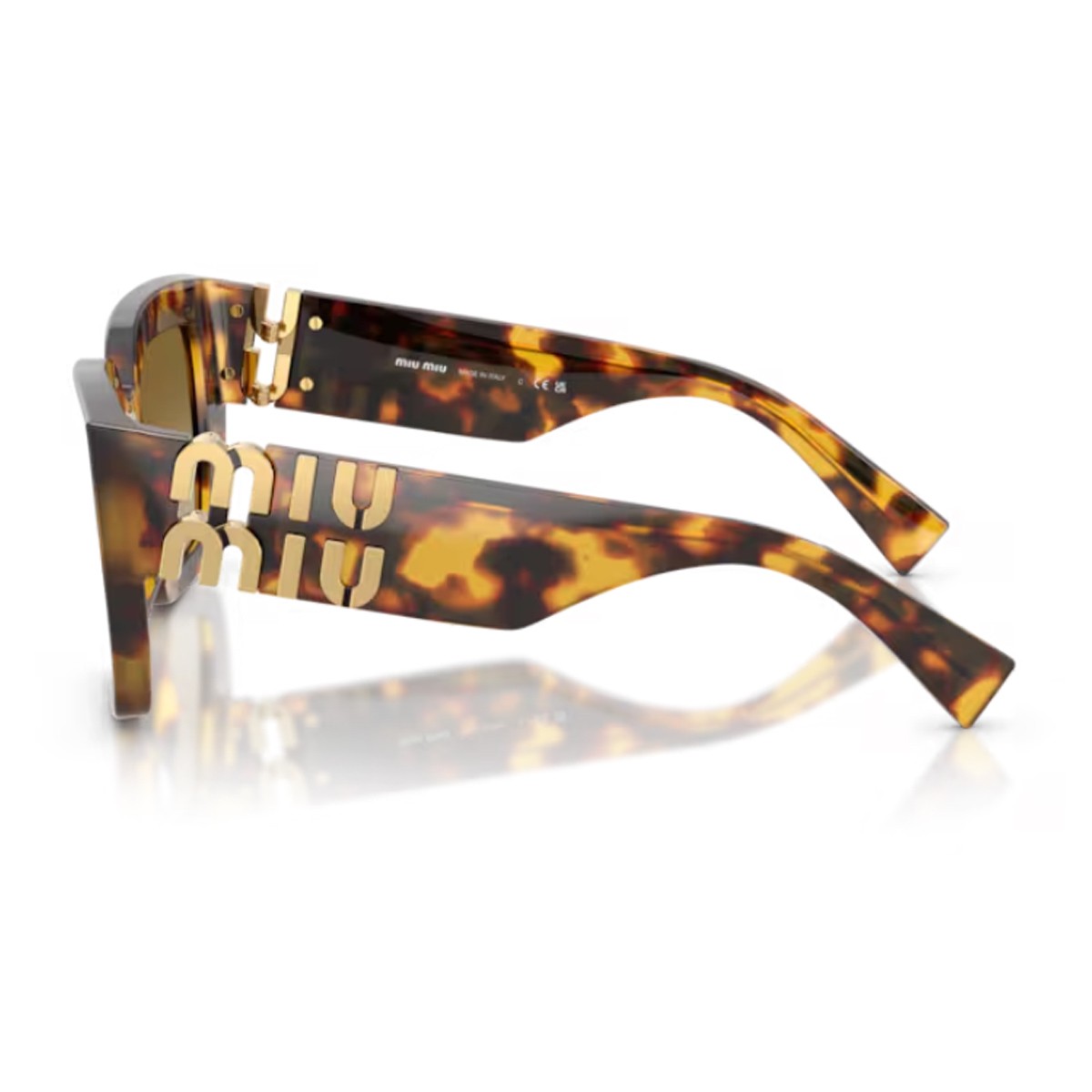 Miu 0mu B05s Glimpse Havana Acetato Sunglasses