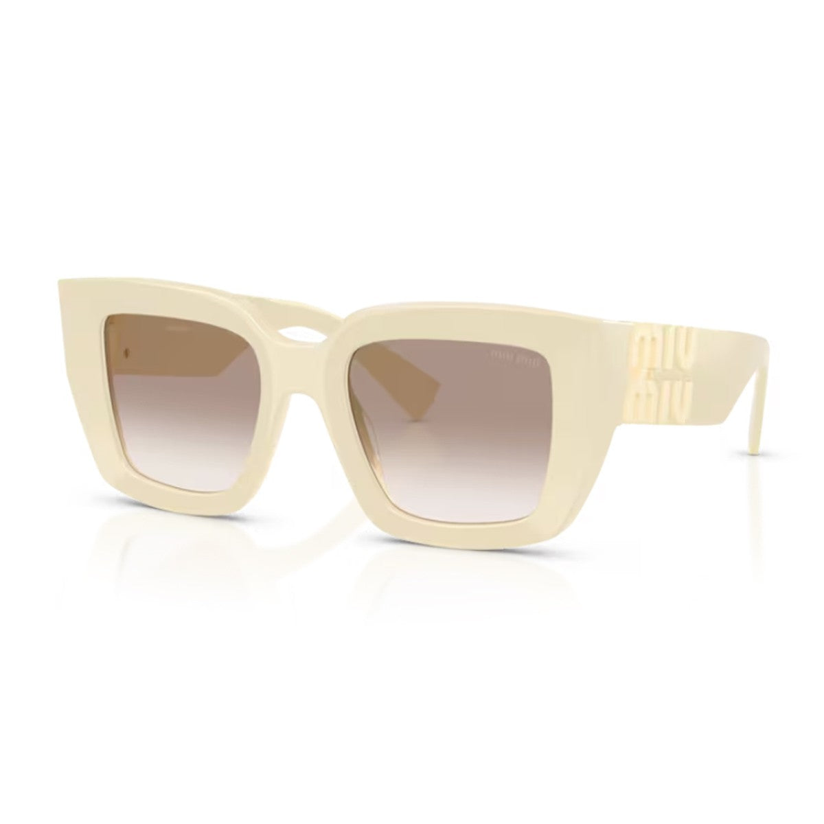 Miu 0mu B05s Glimpse Milk White Acetato Sunglasses