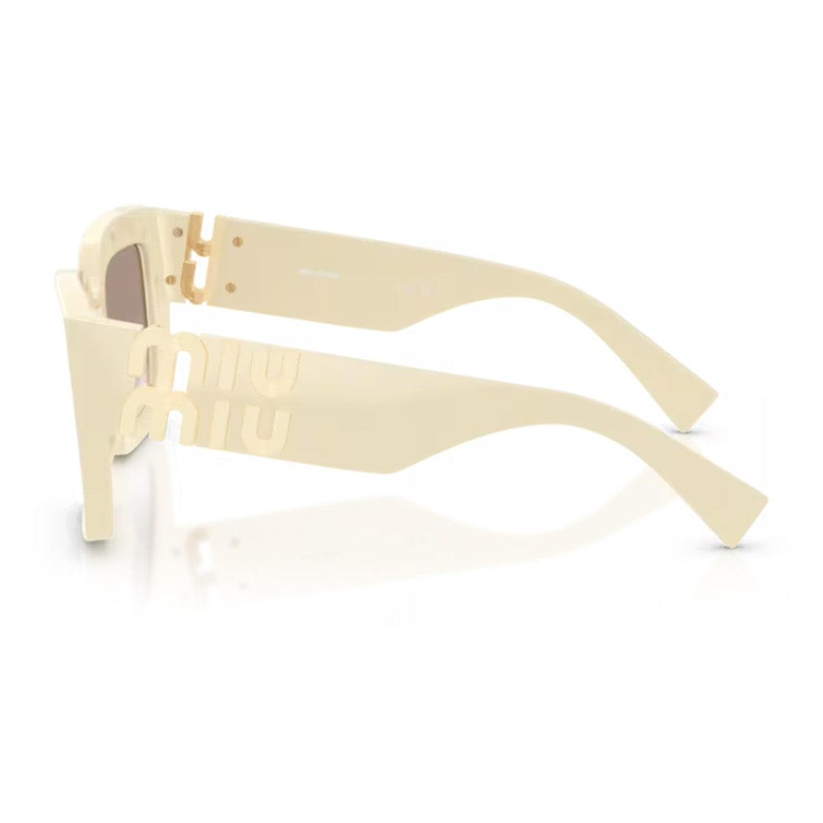 Miu 0mu B05s Glimpse Milk White Acetato Sunglasses