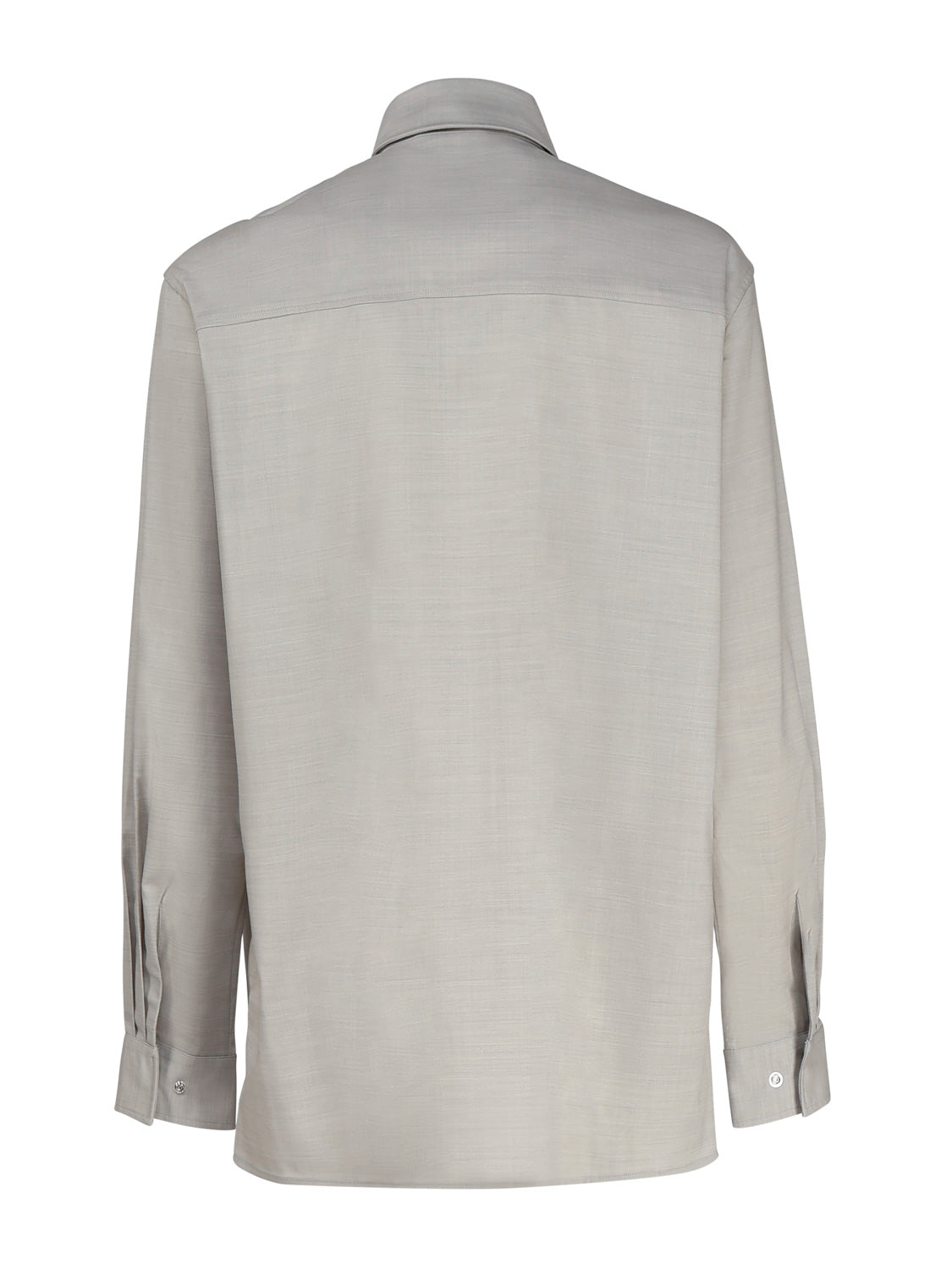 Études Shirts Grey Virgin Wool