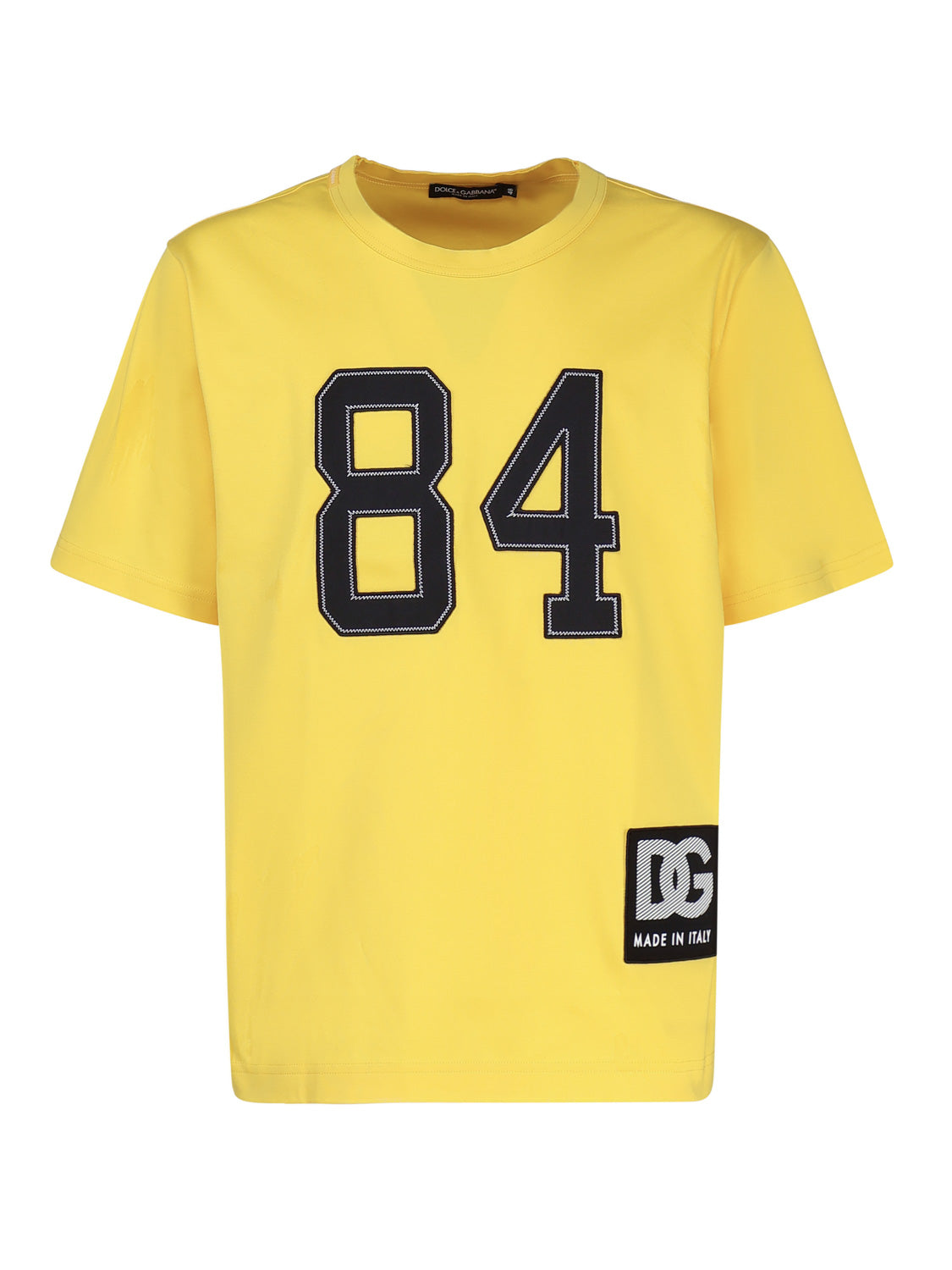 Dolce & Gabbana T-Shirts And Polos Yellow Cotton
