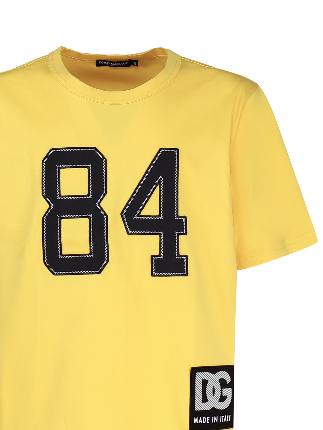 Dolce & Gabbana T-Shirts And Polos Yellow Cotton