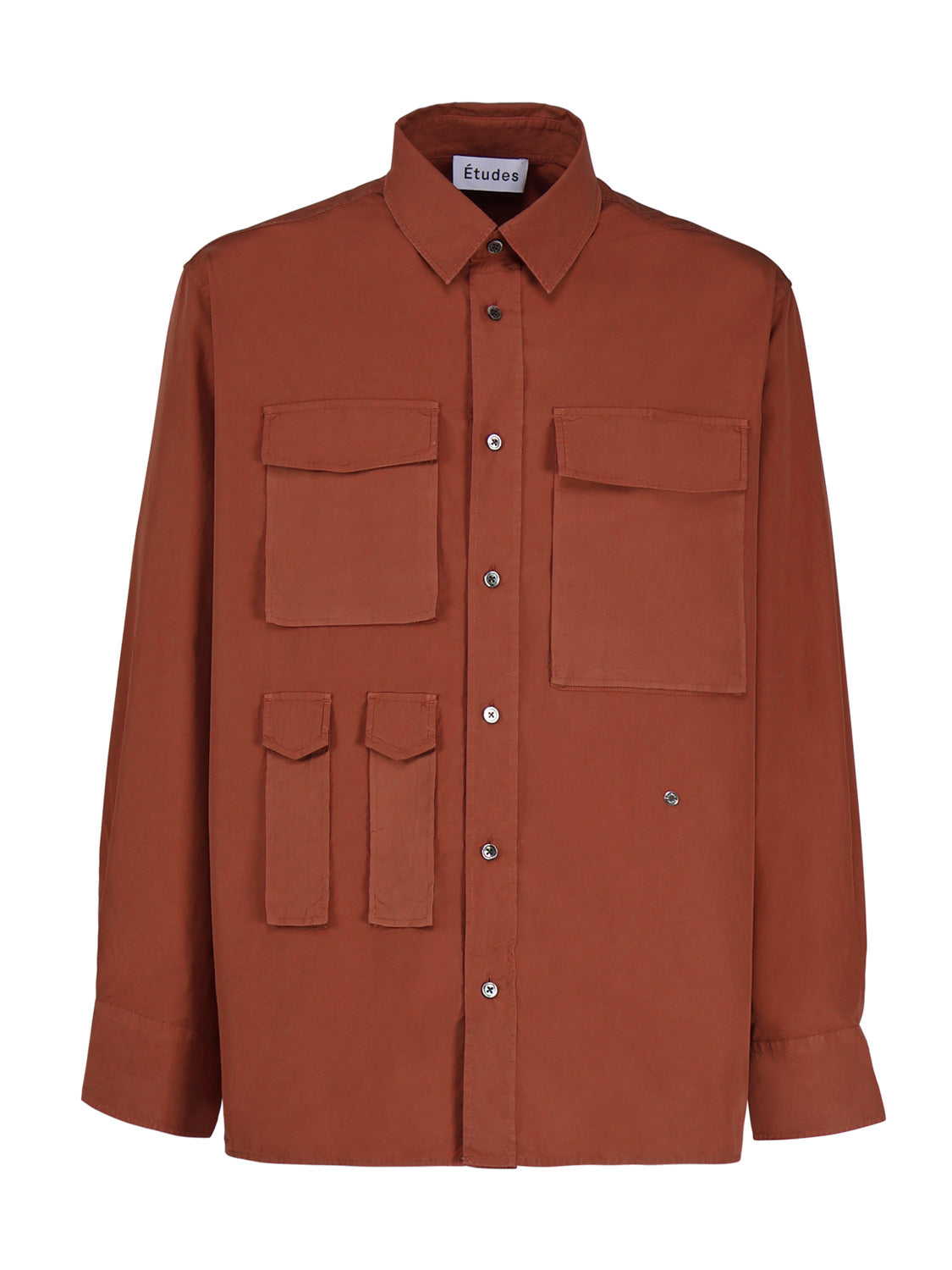 Études Shirts Brown Cotton