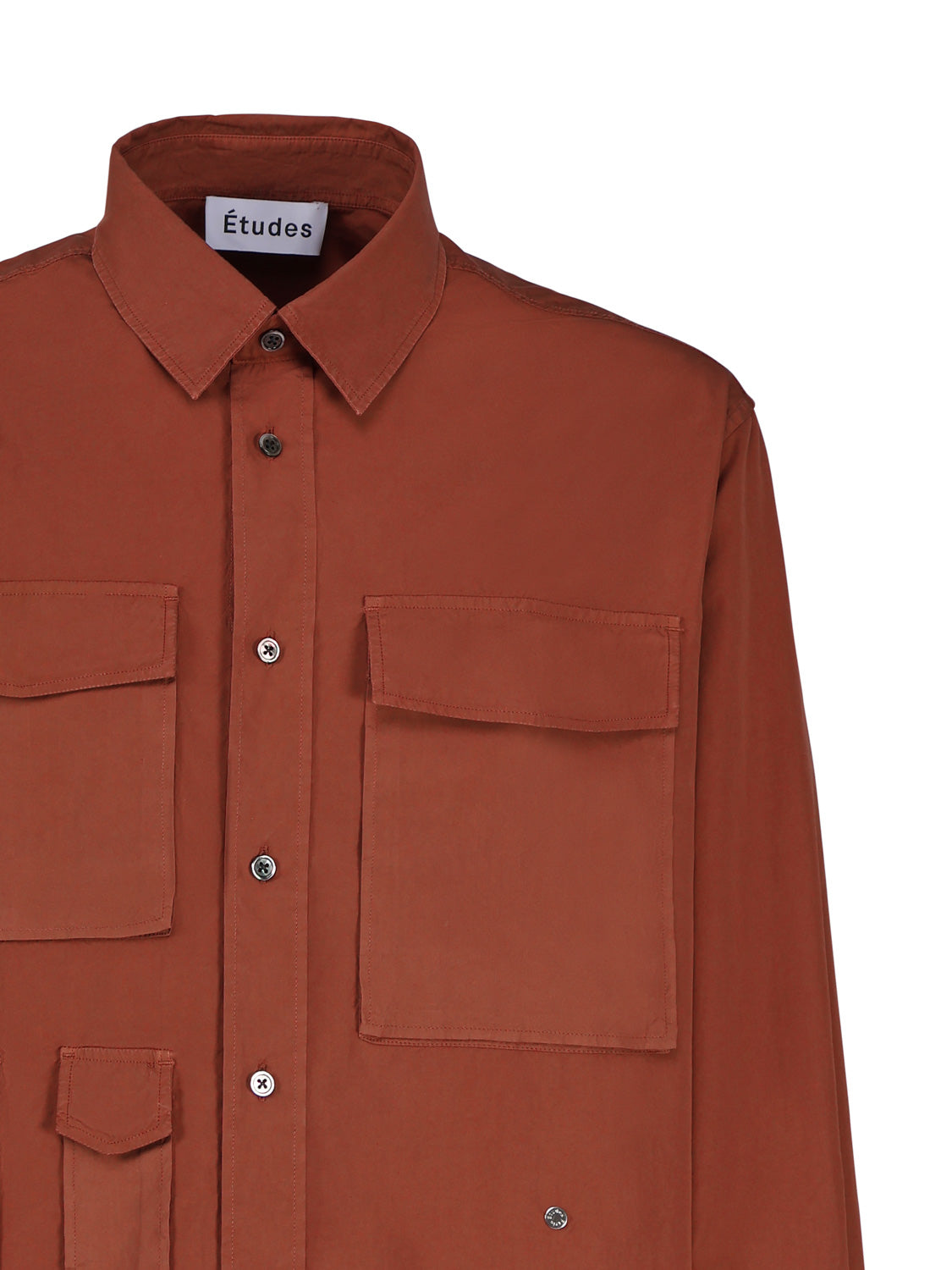Études Shirts Brown Cotton