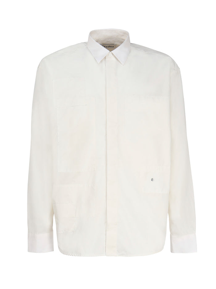 Études Shirts Beige Cotton