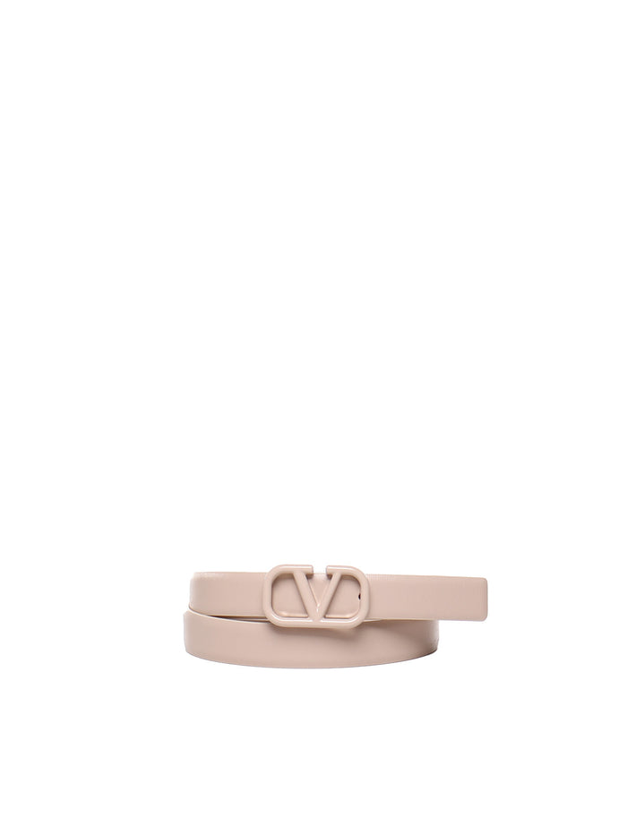 Valentino Garavani Belts Powder Rose Calfskin