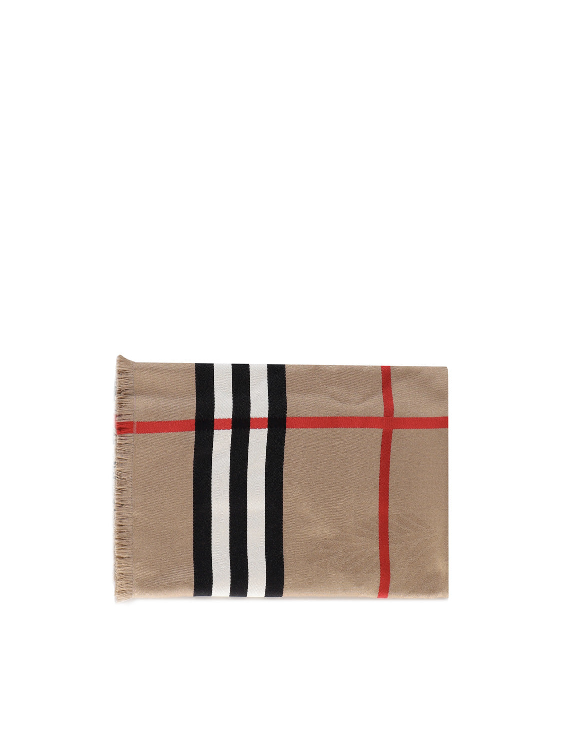 Burberry Scarfs Beige Mulberry Silk