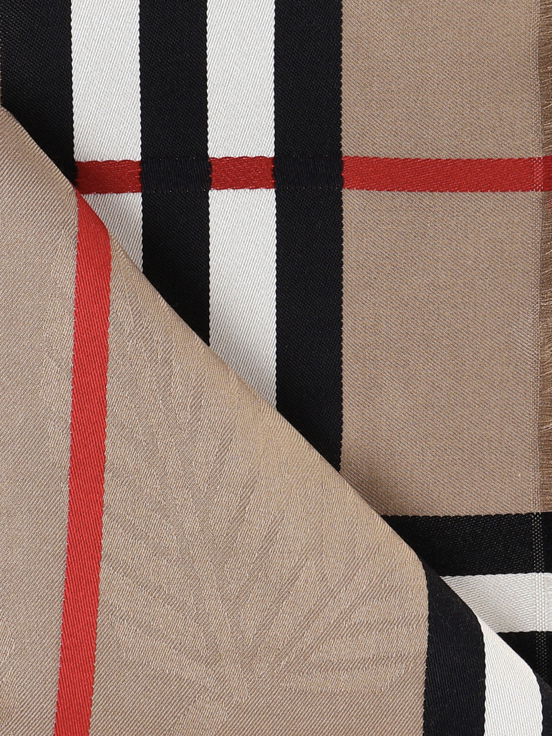 Burberry Scarfs Beige Mulberry Silk