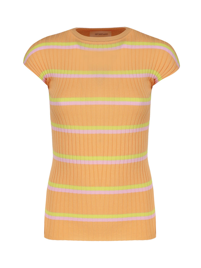 Sportmax Sweaters Peach Cotton