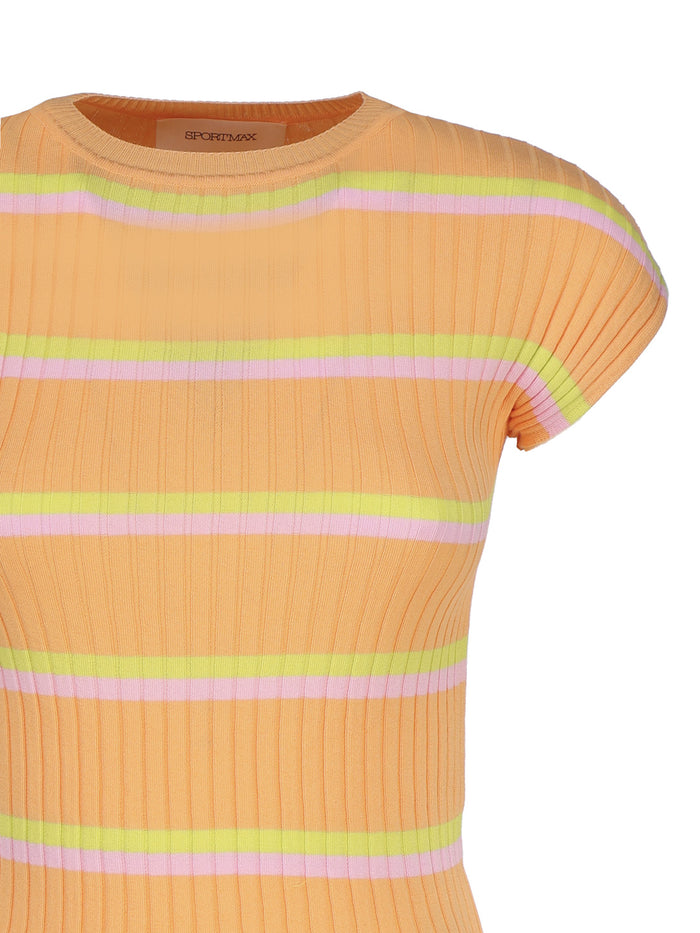 Sportmax Sweaters Peach Cotton