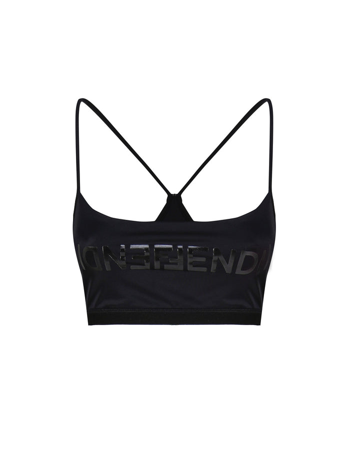 Fendi Top Black Polyamide