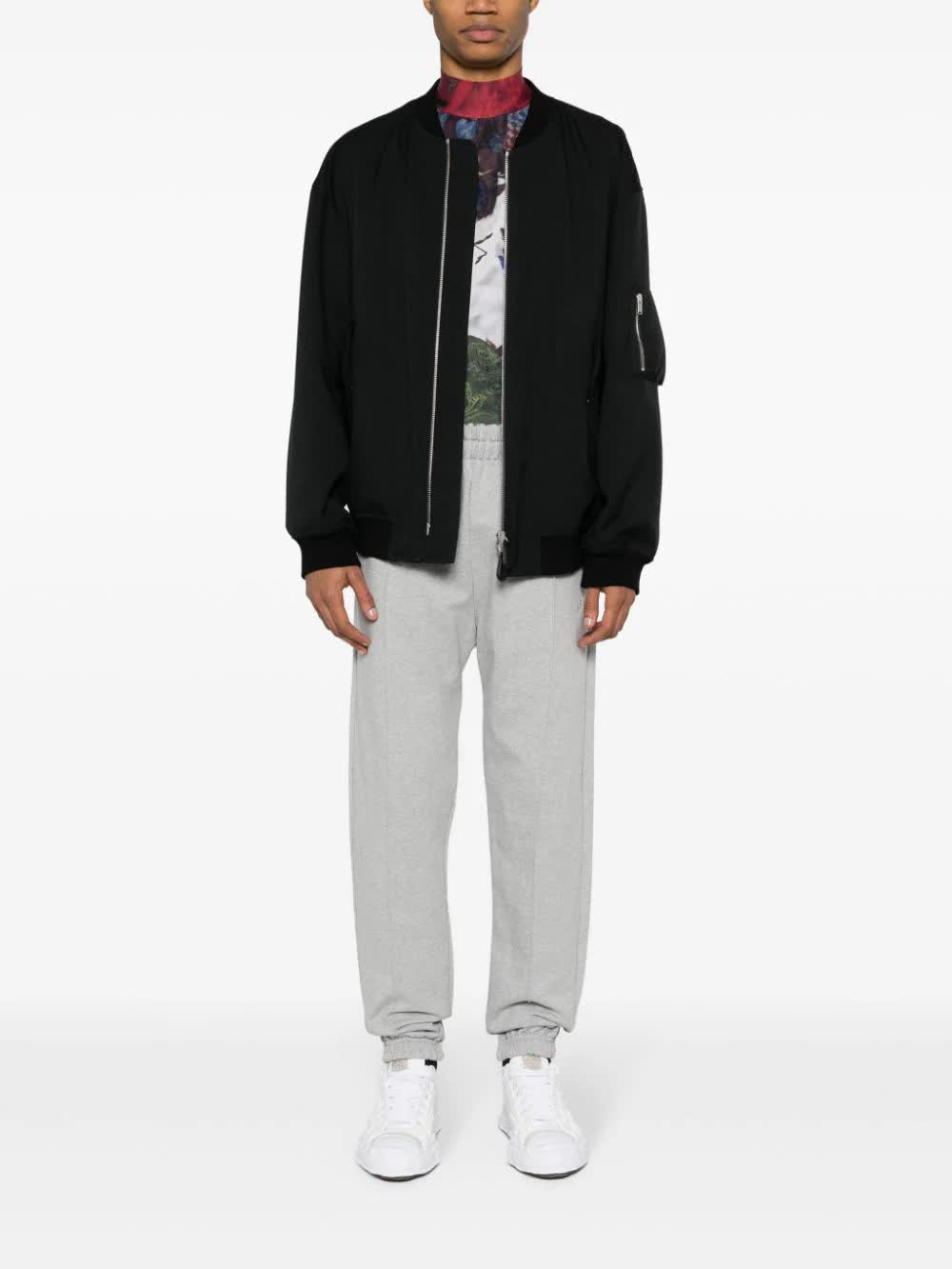 Logo Sweatpants Grey Cotton | Pantaloni