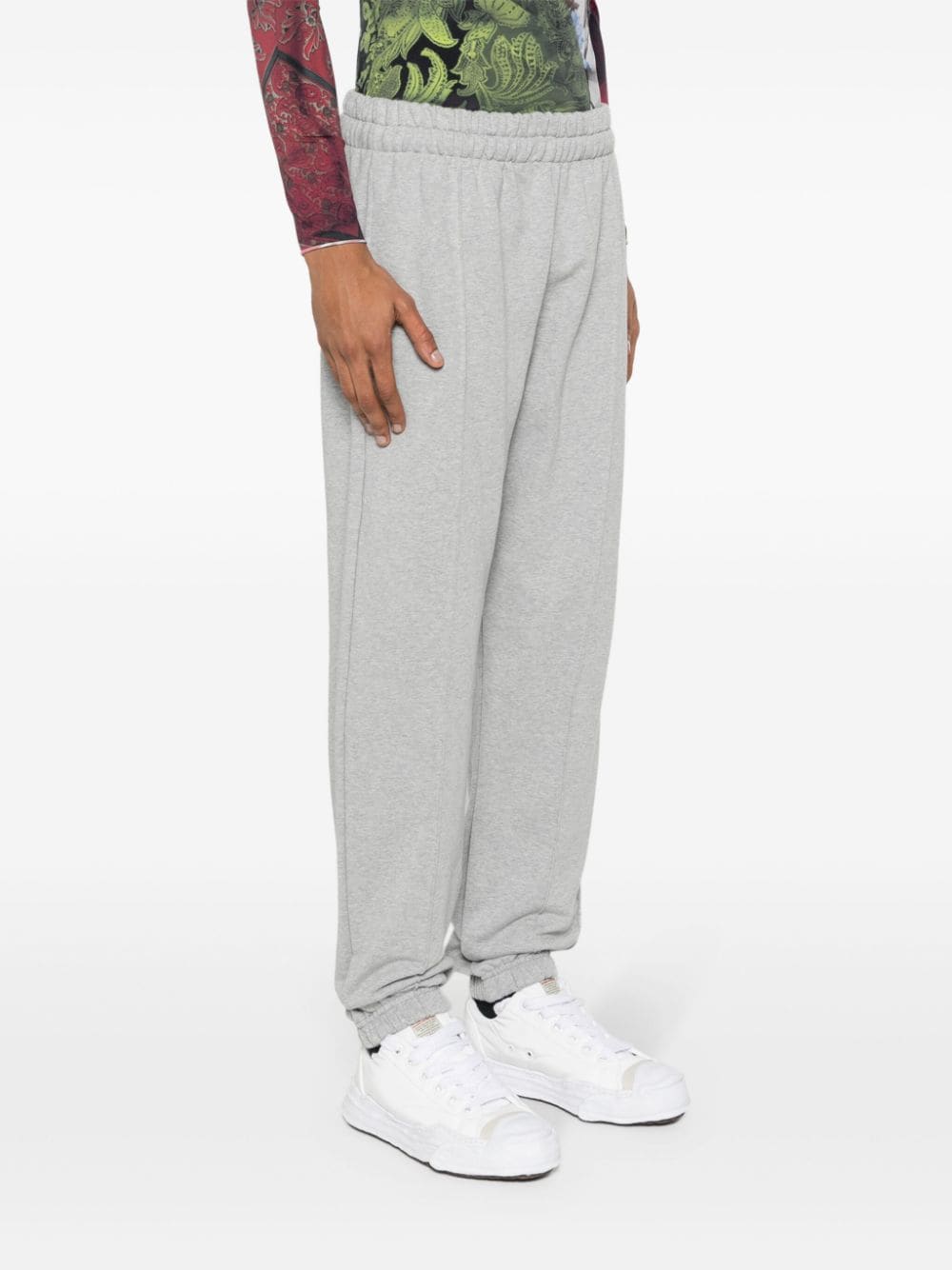 Logo Sweatpants Grey Cotton | Pantaloni