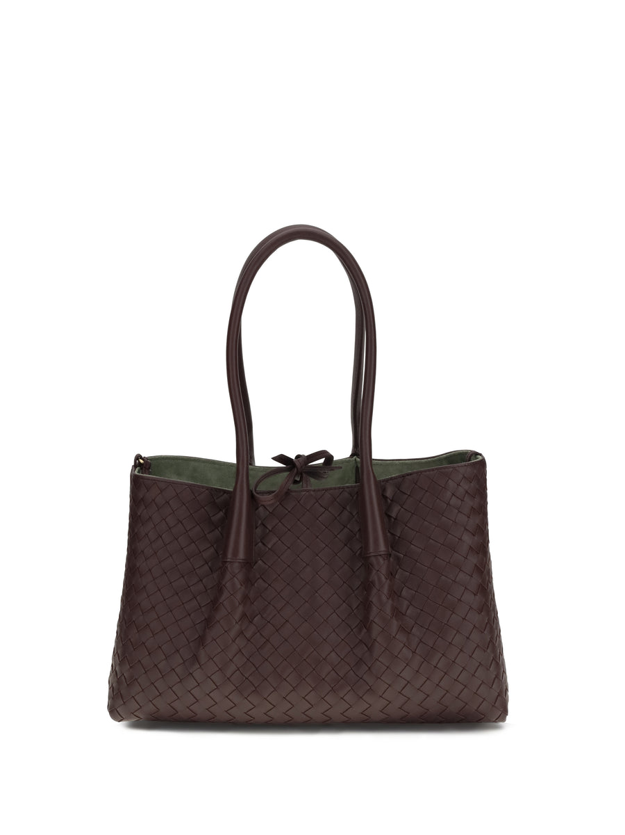 Tote Bag Pinacoteca Dark Barolo Barolo/pick-m B Calf Leather Shoulder