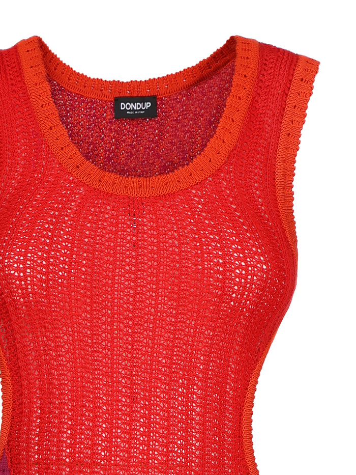 Dondup Sweaters Red, Fuxia Cotton