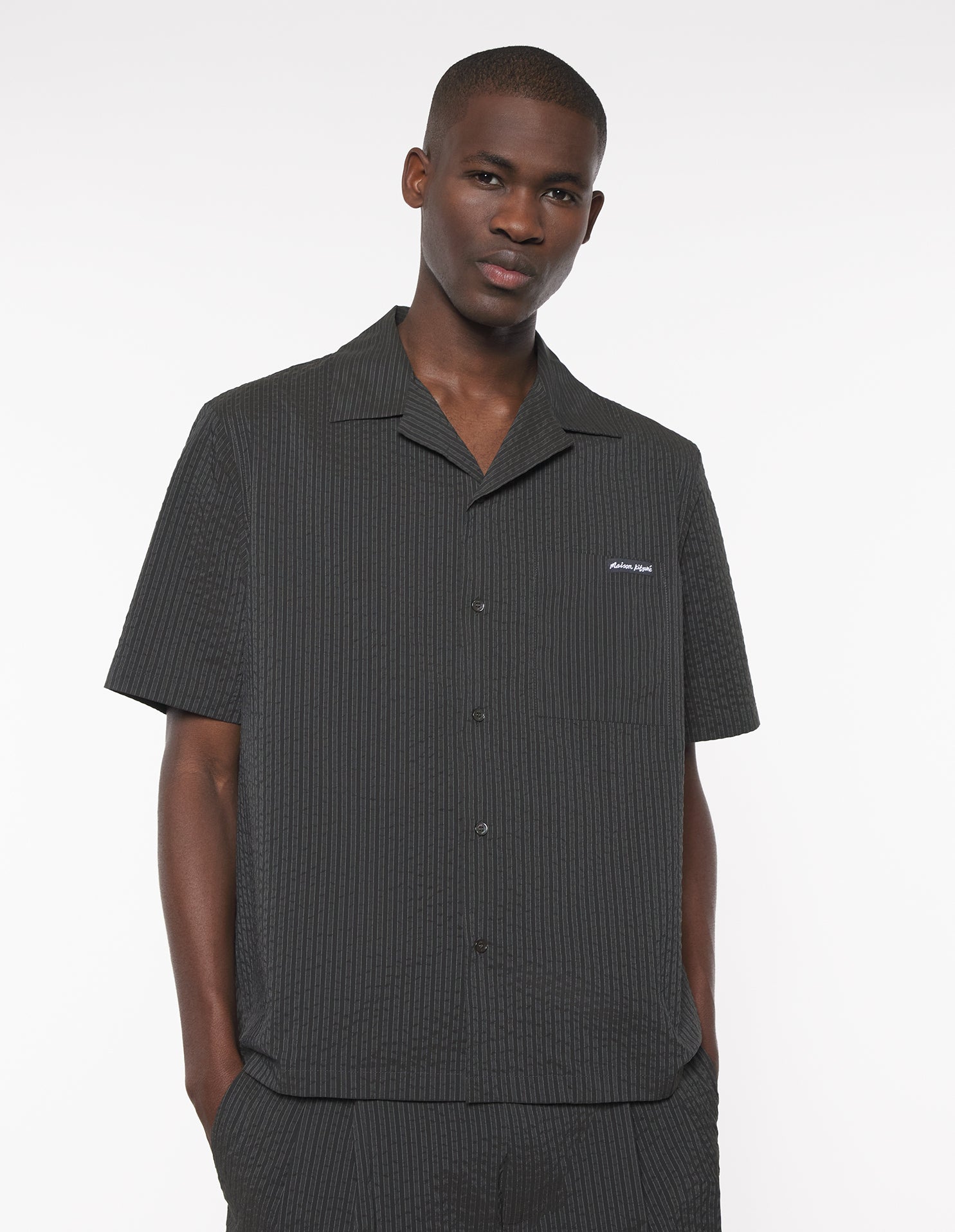 Resort Shirt Green Polyester