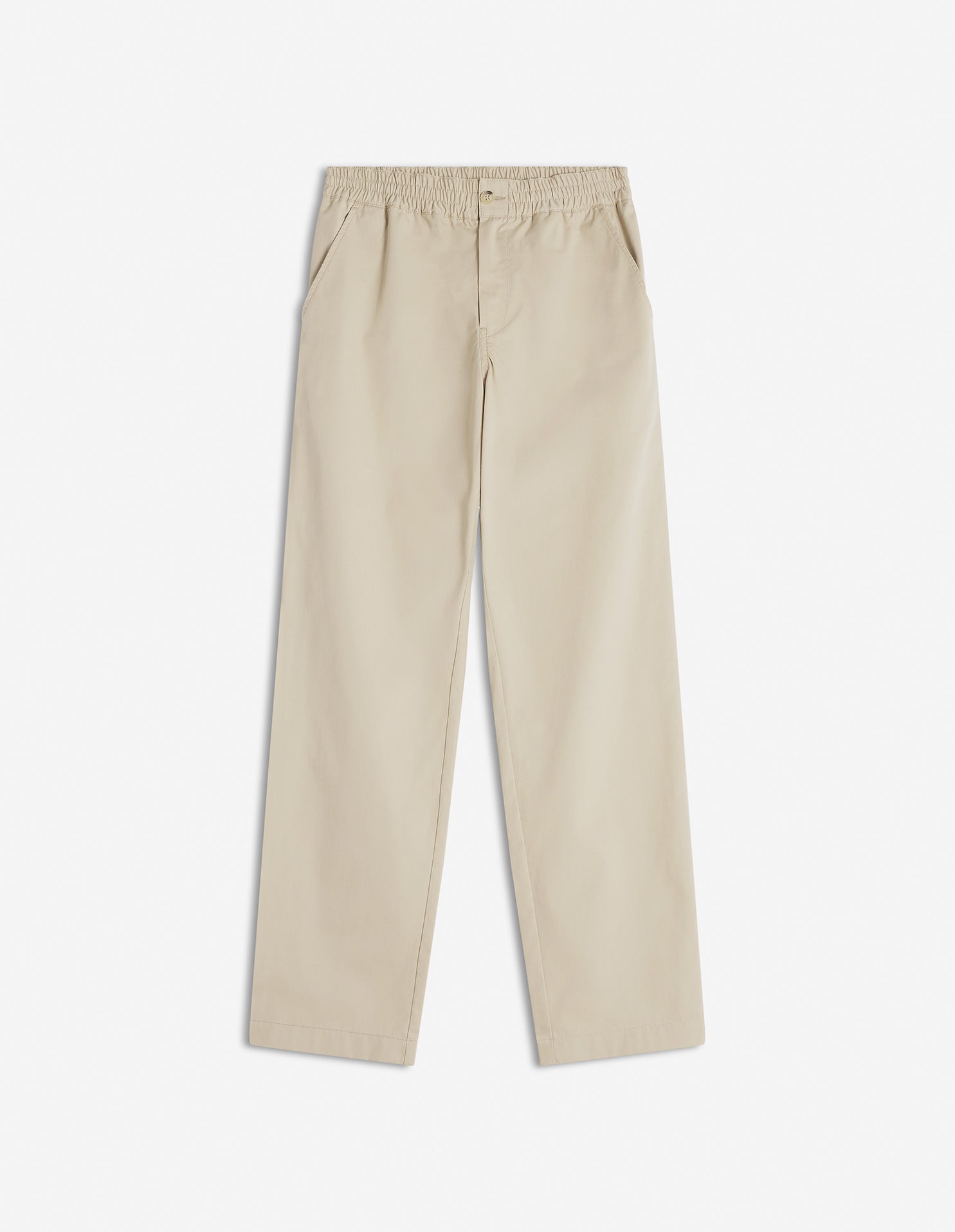 Casual Pants Brown Cotton