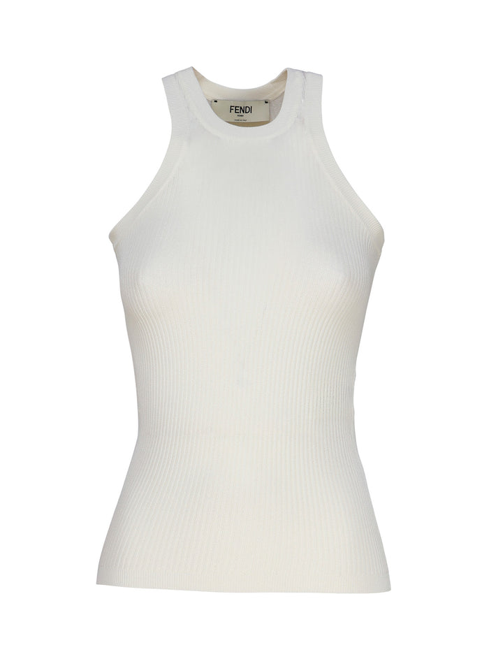 Fendi Top White Viscose